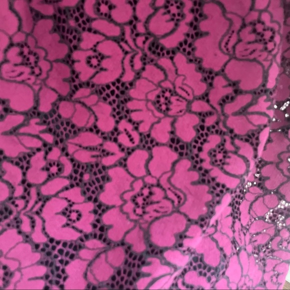 Plenty by Tracy Reese plum lace floral shift dress 4 - Picture 4 of 6